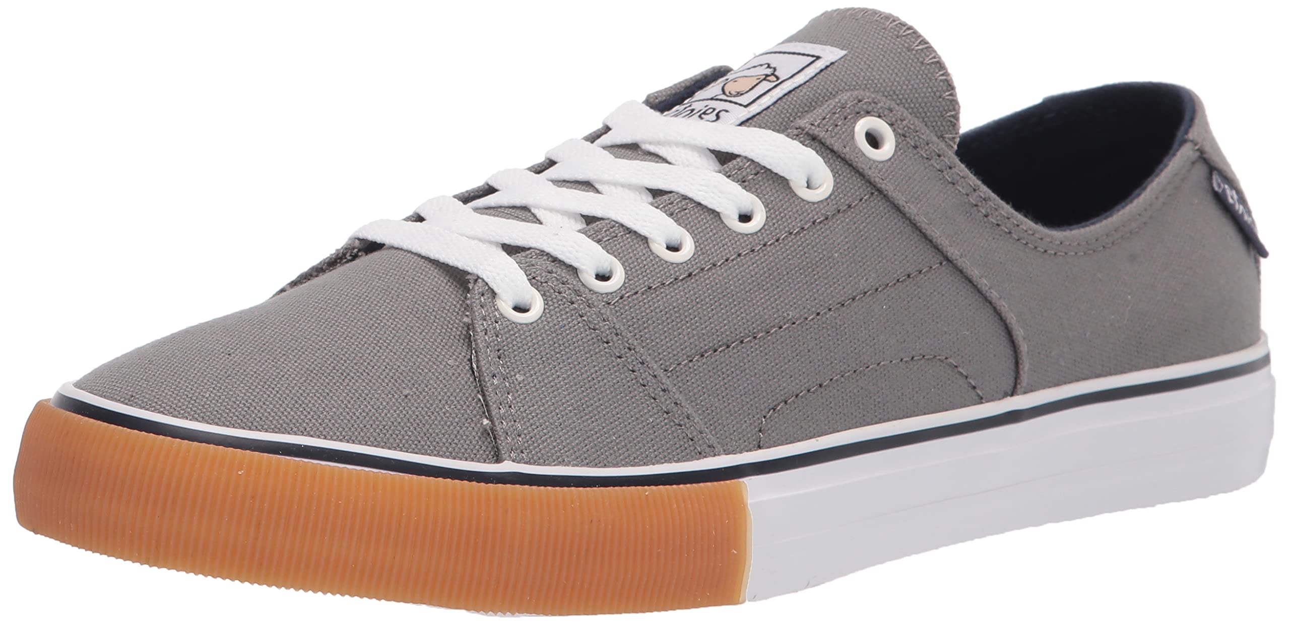 Etnies Men's RLS x Sheep Skate Shoe, Grey/White/Gum, 8