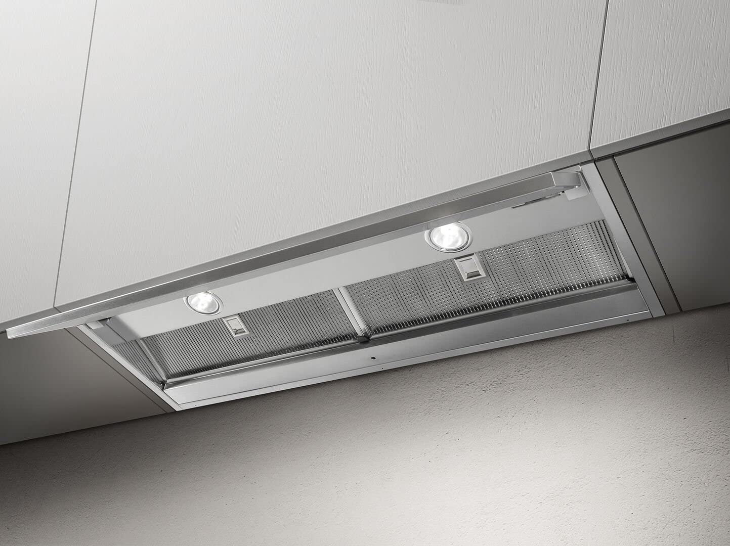 ELICA BOX IN NO DRIP IX/A/90 CAPPA INCASSO ASPIRANTE LED ACCIAIO INOX PRF0156613