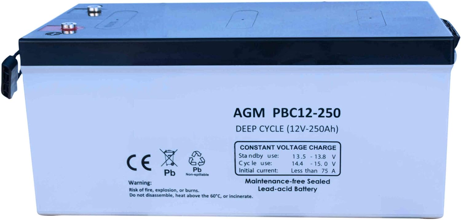 Batería AGM Ciclo Profundo 12V 250Ah PBC12-250c10