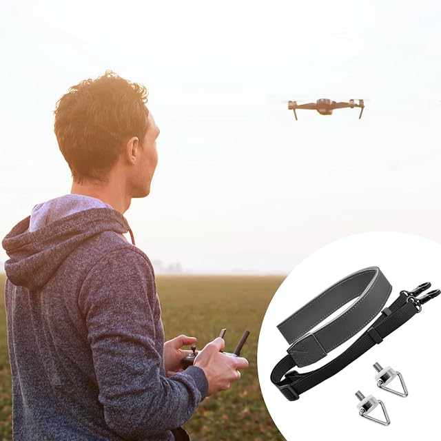 Foto 6 de 7 de Cordón para el Cuello para DJI RC y RC Pro, Correa de Hombro de Cuero PU con Tornillo para el Controlador DJI