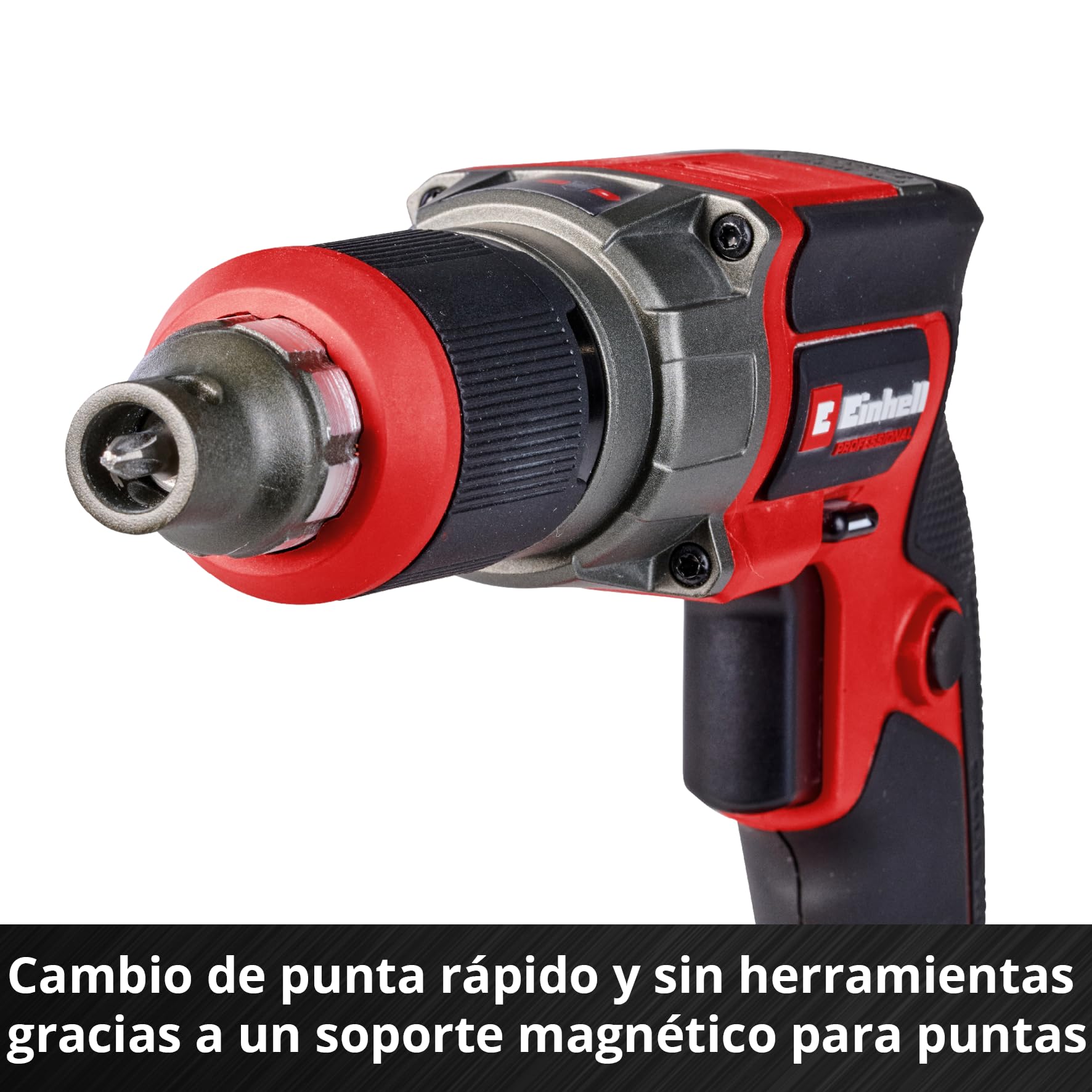 Einhell Professional Atornillador pladur a batería TP-DY 18 Li BL-Solo | PXC | 18 V | Brushless | 5000 rpm | giro dcha./izda. | funcionamiento continuo | Bloqueo magnético de la punta | Sin batería