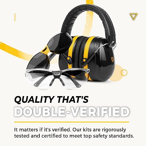 Miniatura 33 de TradeSmart High-Performance Earmuffs for Shooting Range & Shooting Eye Protection Glasses + Firearm Confidence Course Rosado