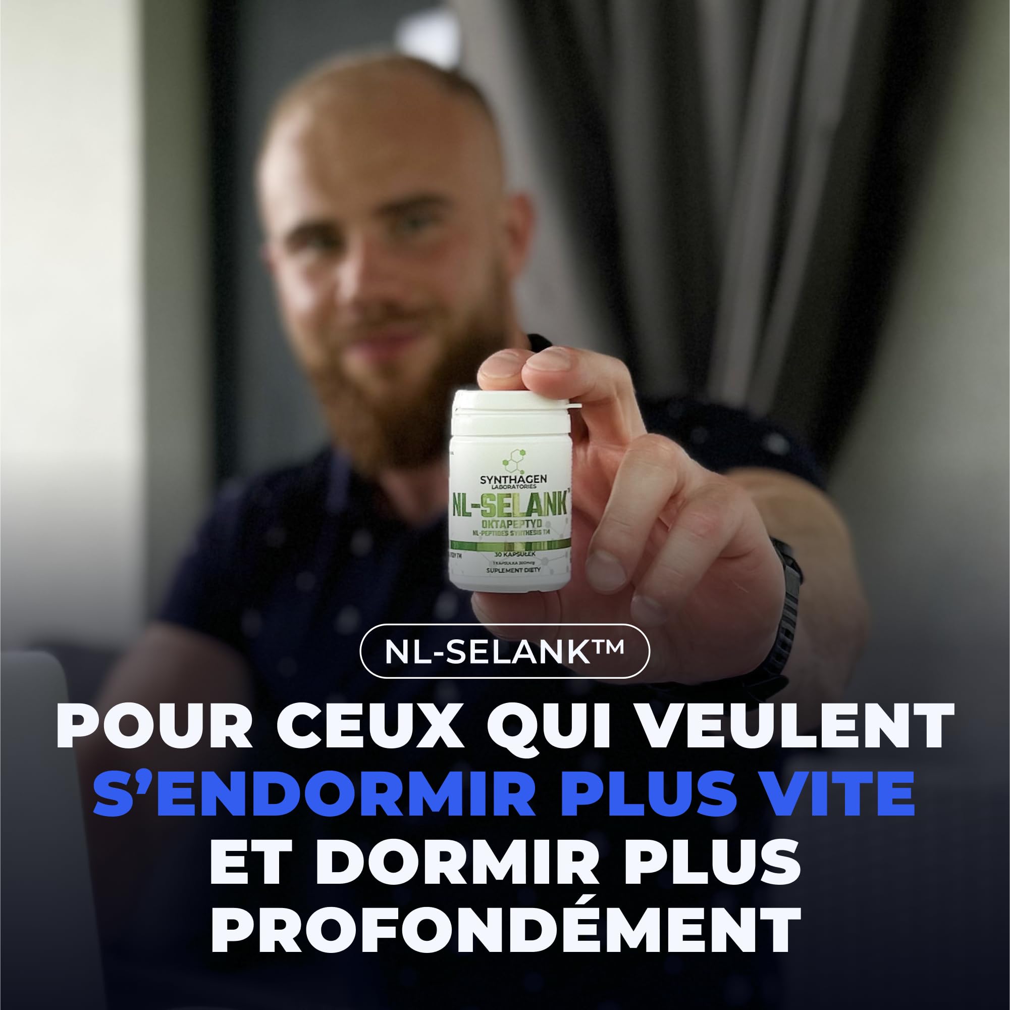 NL-SELANK - OCTAPEPTIDE - Pour Améliorer le Sommeil et Réduire l'Anxiété - Pour la Mémoire et la Concentration - Peptides pour le Soutien des Fonctions Cognitives