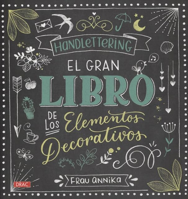 Portada de El Gran Libro Elementos Decorativos Handlettering