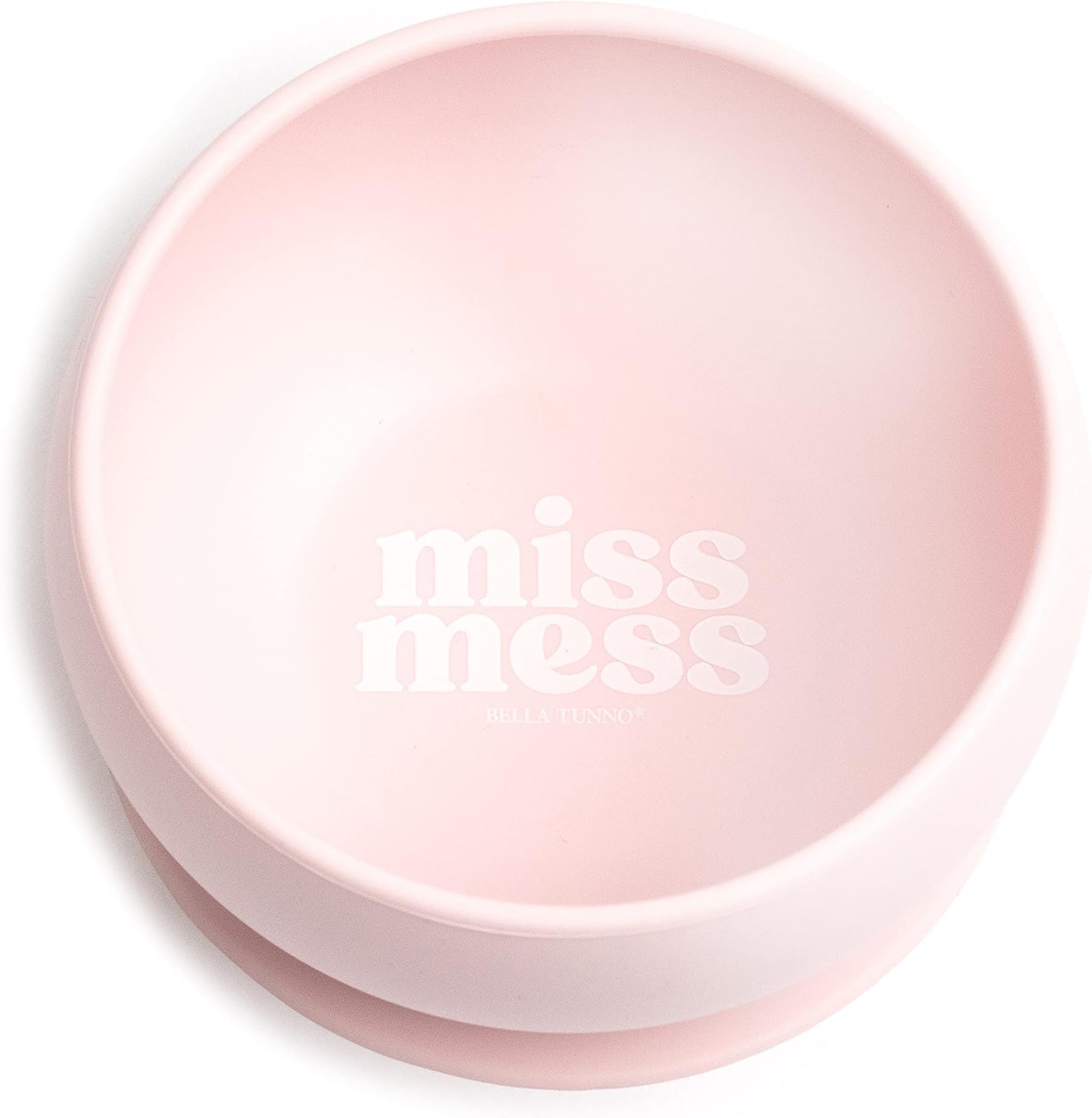 BELLA TUNNOWonder Bowl - Silicone Suction Bowl for Toddlers and Baby Bowls, Microwave and Dishwasher Safe Food-Grade BPA Free Silicone, Miss Mess