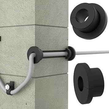 Starlink Cable Routing Kit for 3/4" Wall Hole, Starlink Cable Feed Through Bushings, Starlink Wall Grommet for Starlink Ethernet Cable Grommet, Silicone Starlink Accessories