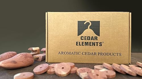 Miniatura 5 de Cedar Elements Accesorios de almacenamiento de armario (anillos de suspensión de cigarros 20PK)