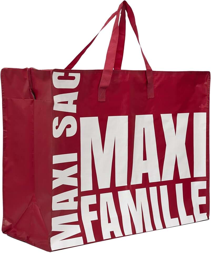 Linnea Linnea Sac Mutli Usage XXL 70x50x30 cm PILI Rouge Maxi Sac 110L