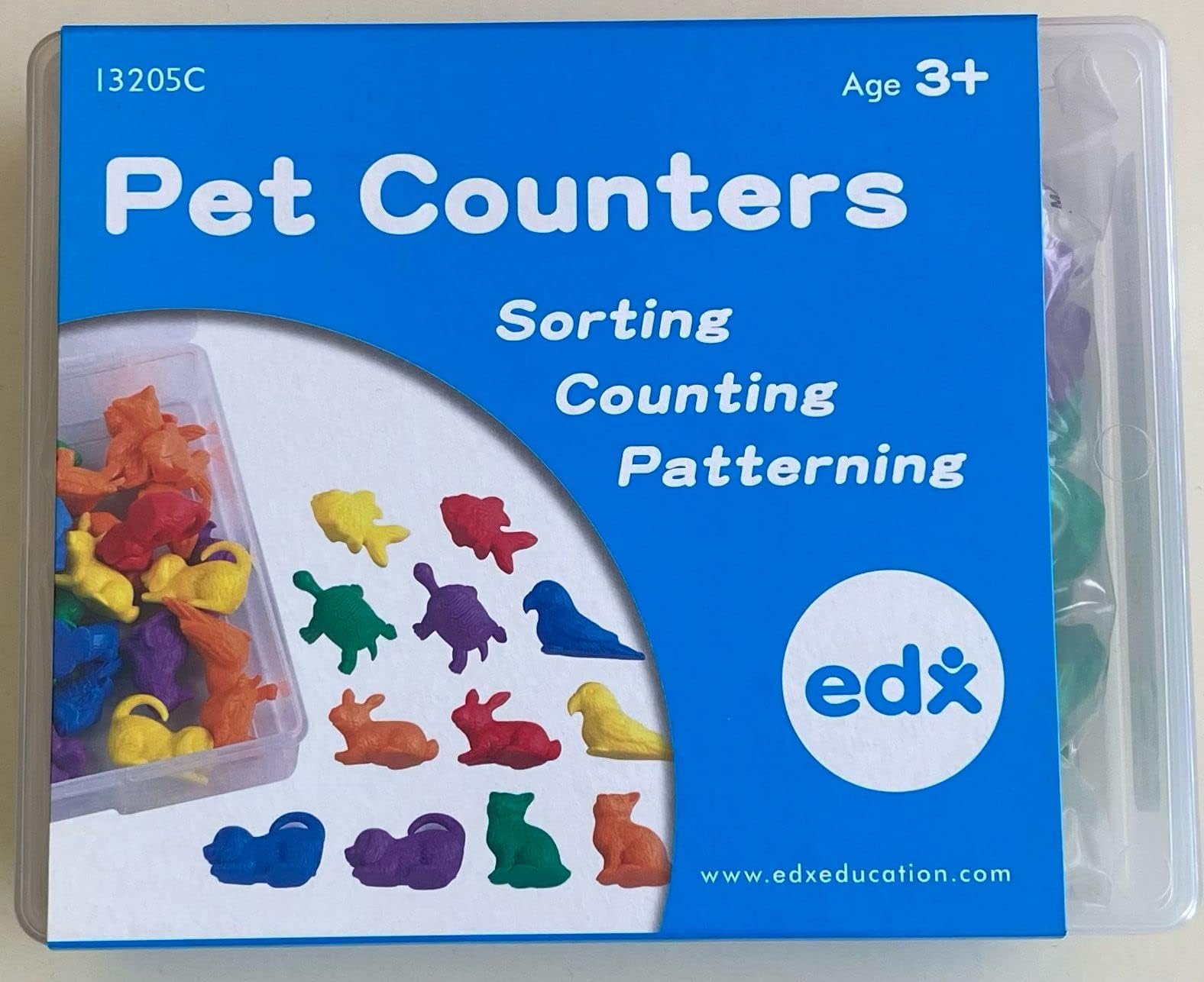 EdX Education Pet Animals Counters Toy, Multicolor