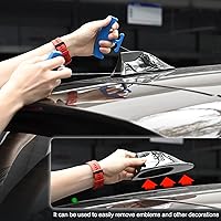 Vista 6 de NEWISHTOOL PlateLine - Herramienta de extracción de emblema de automóvil con 5 cables de polietileno de 23.6 pulgadas para quitar fácilmente