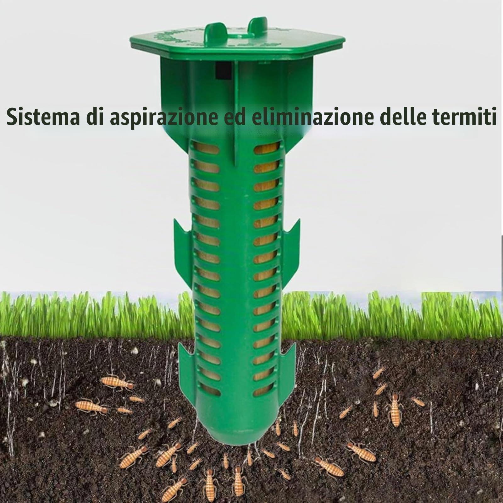 Stakes di Termite, di Esca di Monitoraggio della Termite - Esca di Termite Form per Carpentiere - di Controllo Aniaml Sicuro Ad Azione Rapida Ad Azione Rapida per La Cura del Giardino