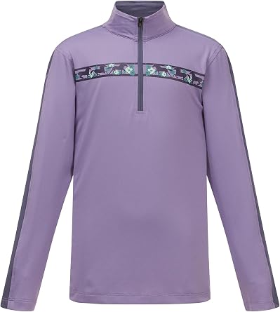 Kerrits Kids Charisma Coolcore Long Sleeve Horse Riding Shirt Cooling Equestrian Summer Top, UPF 40 Sun Protection