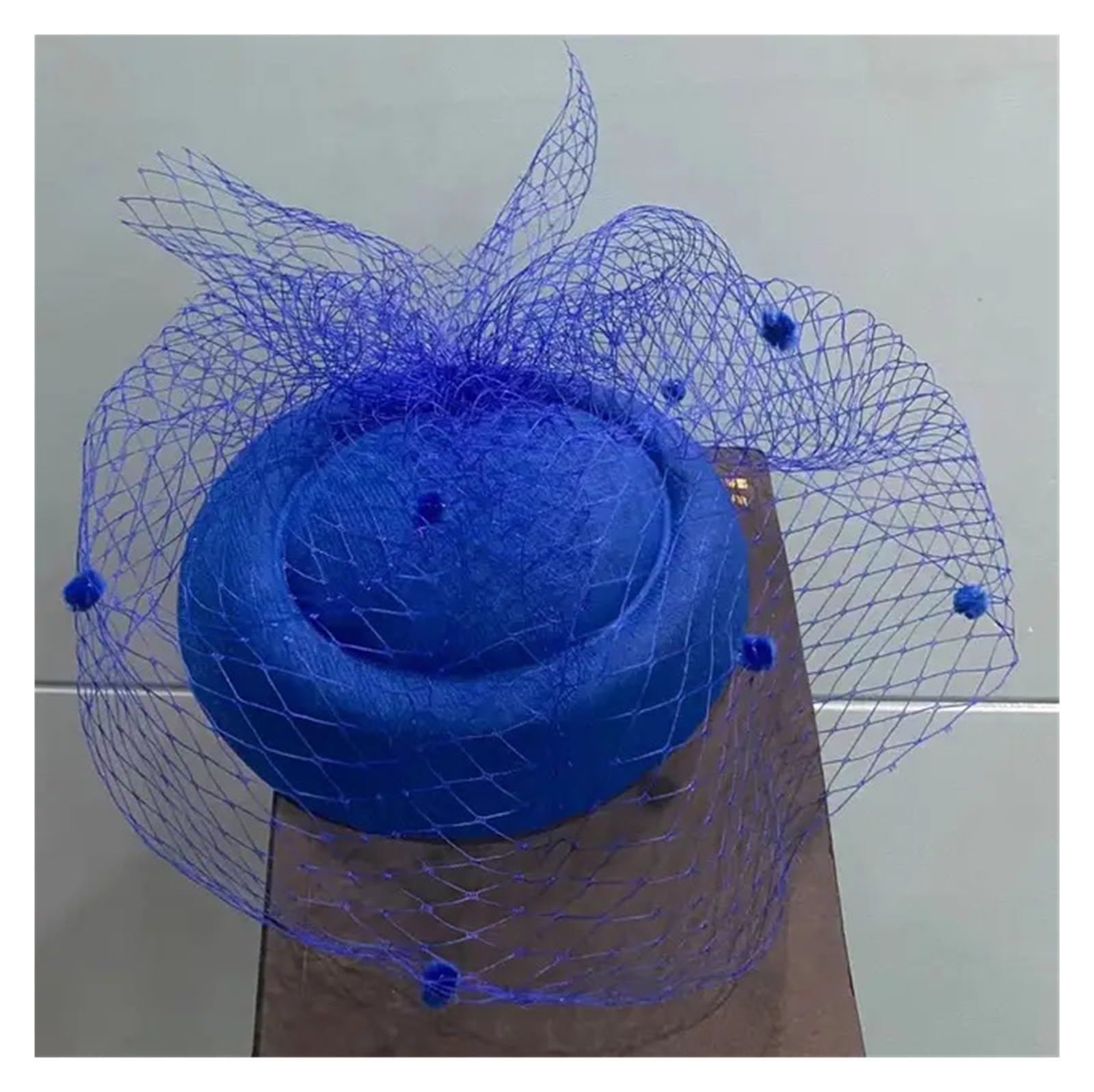 UALXPAO Wedding Hats Fascinate Hat Women Wedding Hair Accessories Dinner Party Headdress for Tea Party,Weddings(Blue2)