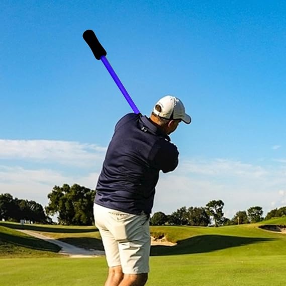 Golf Swing Aid,Swing Postures Trainer Stick - Hitting Speed Training Tool | for Home Backyard Range Green Men Women Outdoor Indoor
