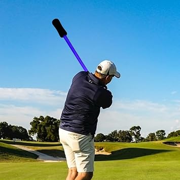 Golf Swing Aid,Swing Postures Trainer Stick - Hitting Speed Training Tool | for Home Backyard Range Green Men Women Outdoor Indoor