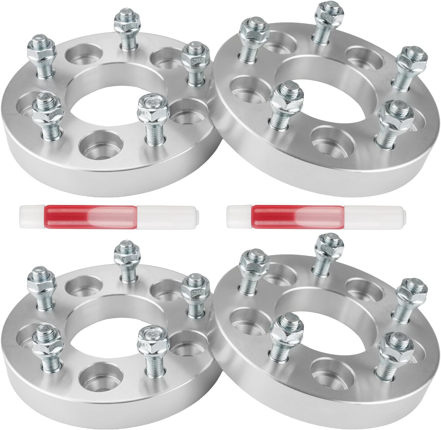 PHILTOP 5x4.5 to 5x4.75 Wheel Adapters 1 inch for Scion, 4 Pcs Lug Wheel Adapters (Changes Bolt Pattern) with 74mm Hub Bore M12x1.5 Studs fit for 2011-2014 tC, 2008-2015 xB