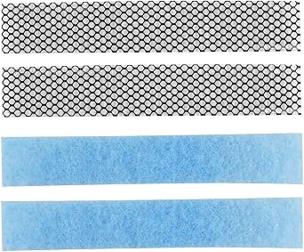 4 Pack Mini Split Air Filter 9315361042 Fit for ASU12RL ASU12RLF ASU12RLF1 ASU12RLS2 ASU12RLS3 ASU12RLS3Y ASU15RLF1 ASU9RLF1 ASU9RLS2 ASU9RLS3 Compatible with Fujitsu General UTR-FA16-2 K