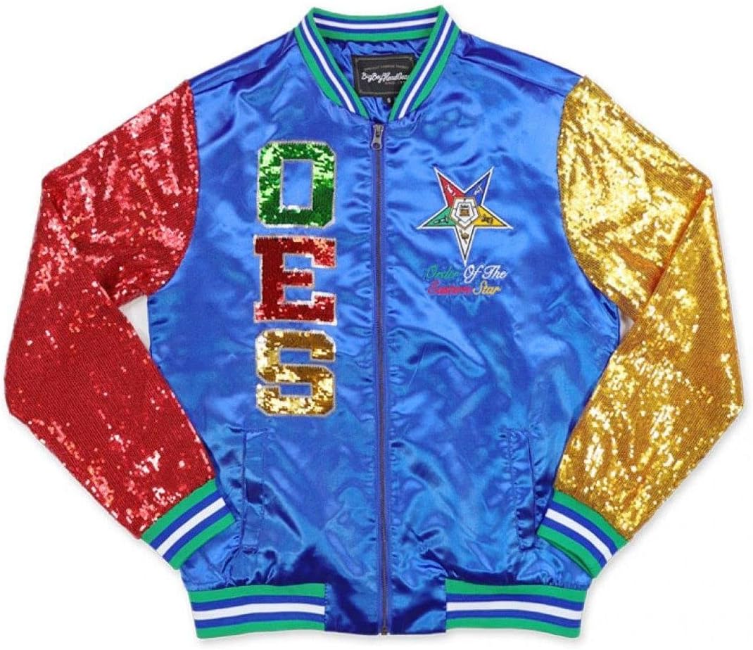 Order of The Eastern Star M3 Satin Sequin Jacket