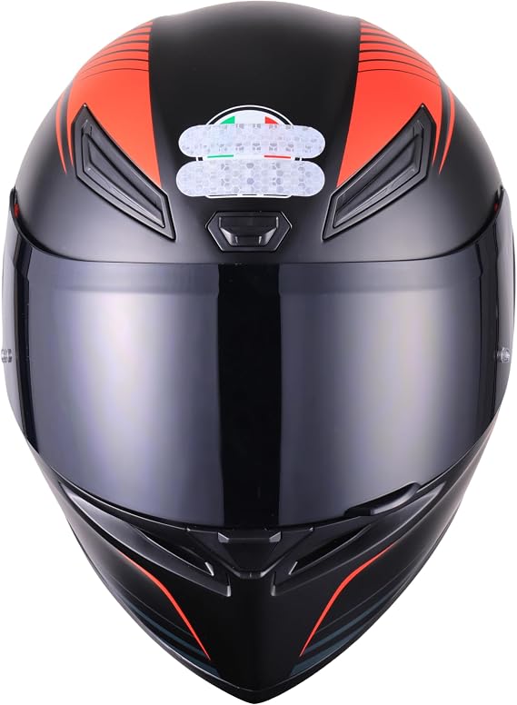 Soman K1S / K5 / K5S / K3 SV / K1 Visor Replacement - Fits Helmets with GT4-2 Hinge (K1S, L-2XL / K5, K5S, K3 SV, K1 ML-2XL) - Tinted Face Shield Anti-Scratch UV Aftermarket (Deep Smoke)
