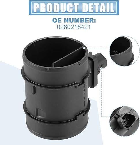 Miniatura 4 de X AUTOHAUX 0280218421 Sensor de flujo de aire de masa de coche Sensor MAF Reemplazo de flujo de aire para Chevrolet Aveo 2009-2011 para Chevrolet