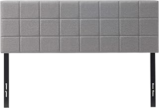 Hearth & Harbor Bed Headboard, Square Tufted Linen Queen Headboard Only,...