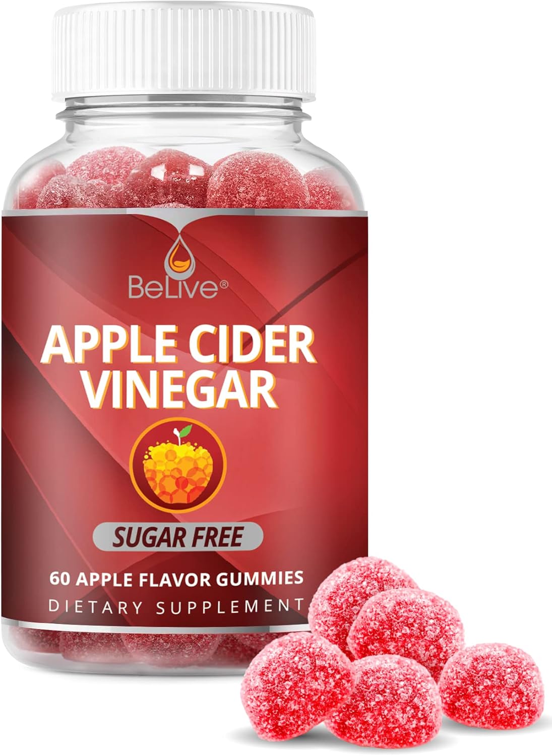 Apple Cider Vinegar Sugar Free Gummies Great for