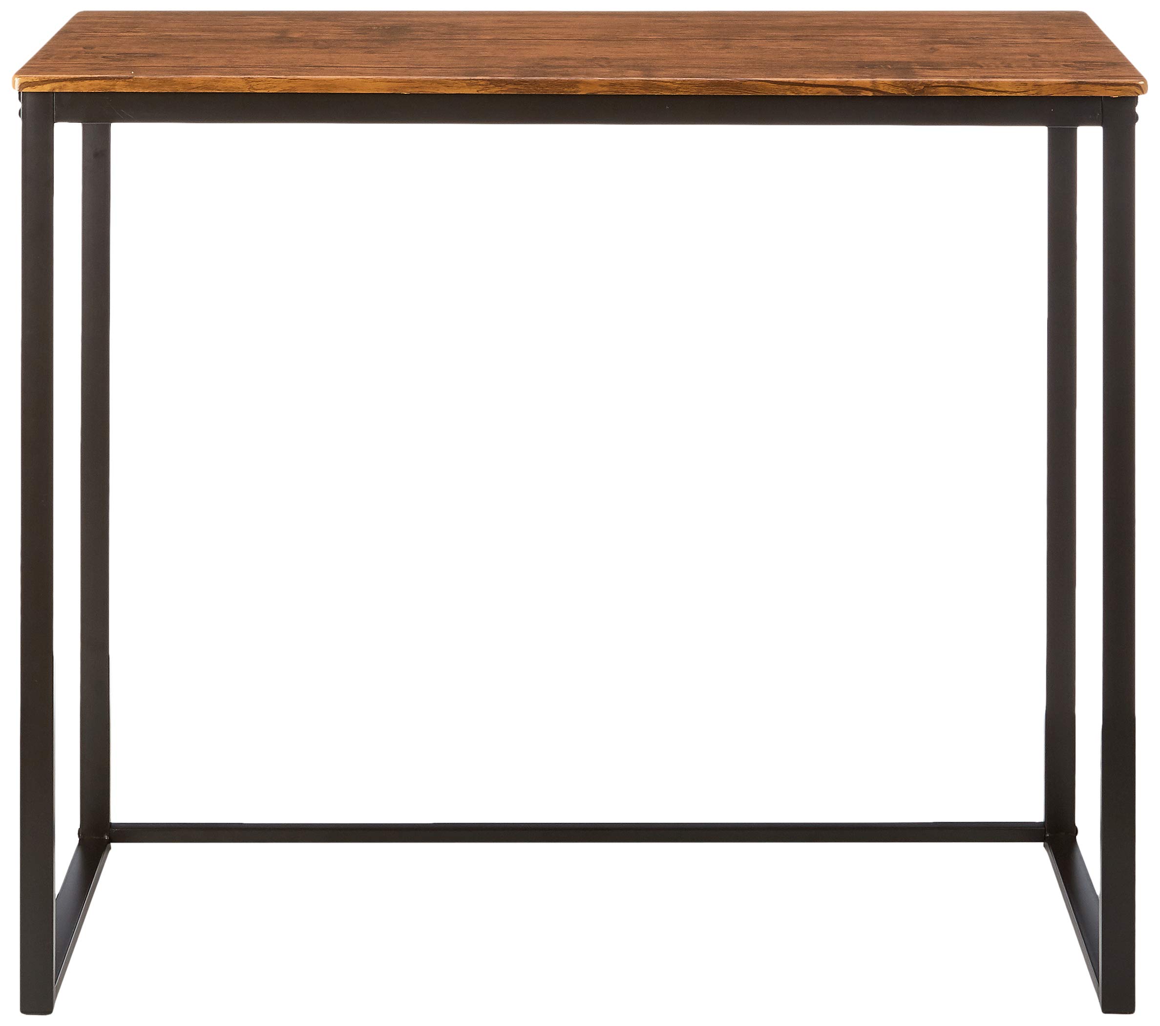 Kit Closet 7060070290 - set de mesa paris + 2 taburetes altos, negro/marron, 86 x 40 x 100