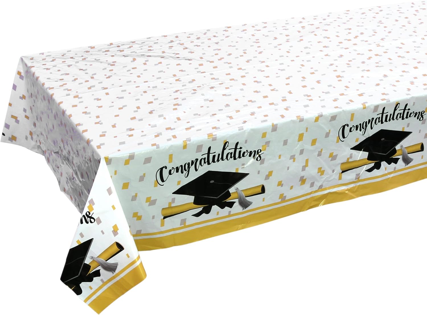 Iconikal Graduation Party Tablecloth Table Cover Plastic