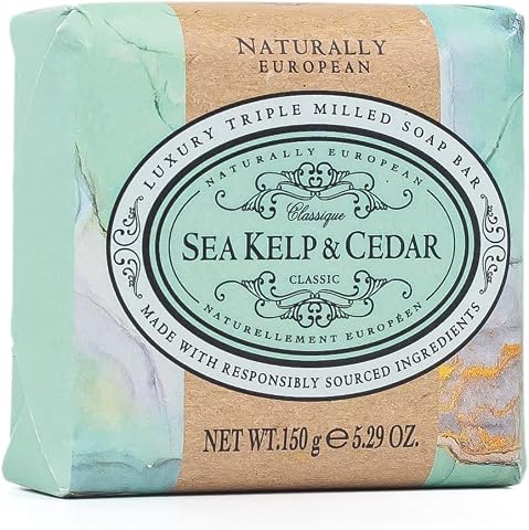 Naturally European Sabun Sea Kelp & Cedar 150 Gr