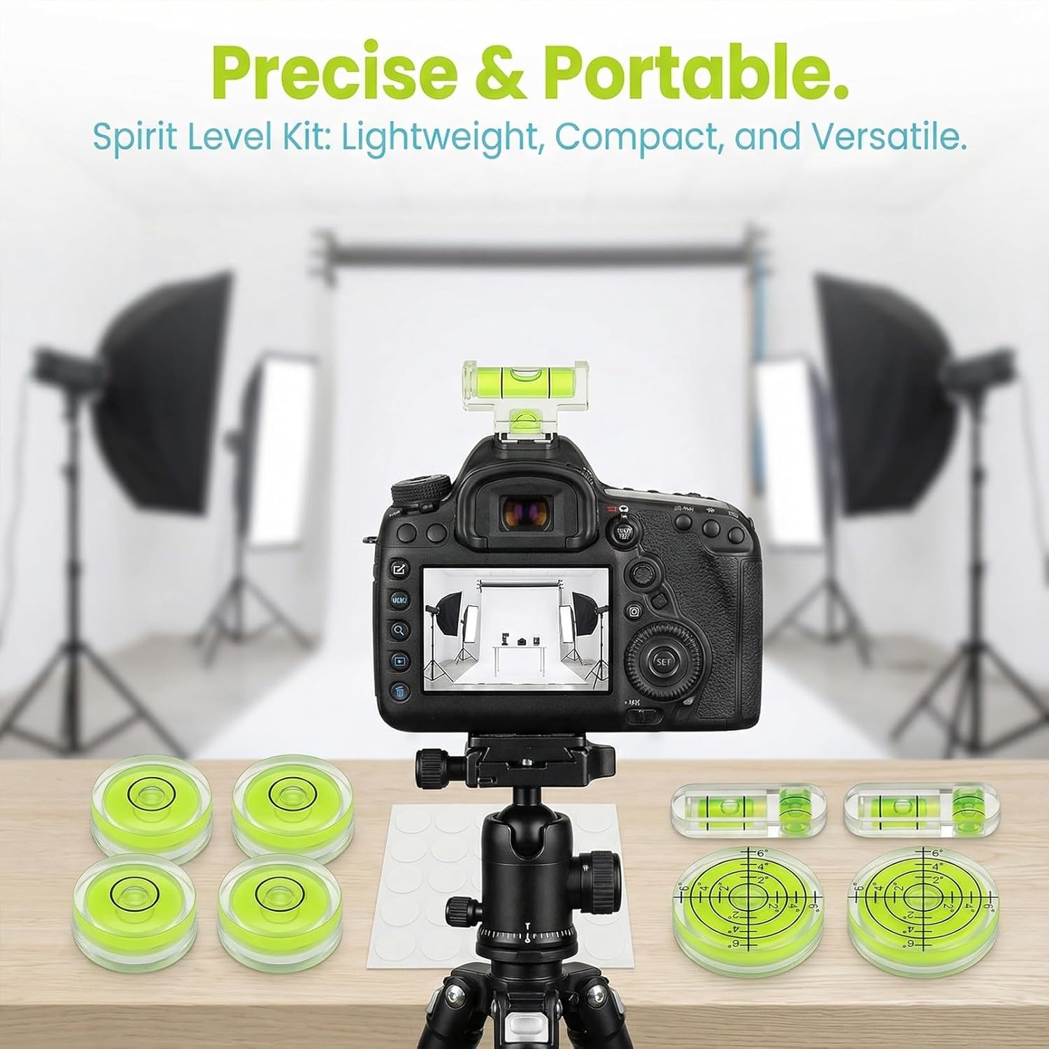 Pack of 10 Dragonfly Spirit Level, Mini Spirit Level, Round Spirit Level, Mini Bubble Spirit Level Bubbles, Darts Spirit Level for Camping, Photo Equipment, Furniture, Pictures