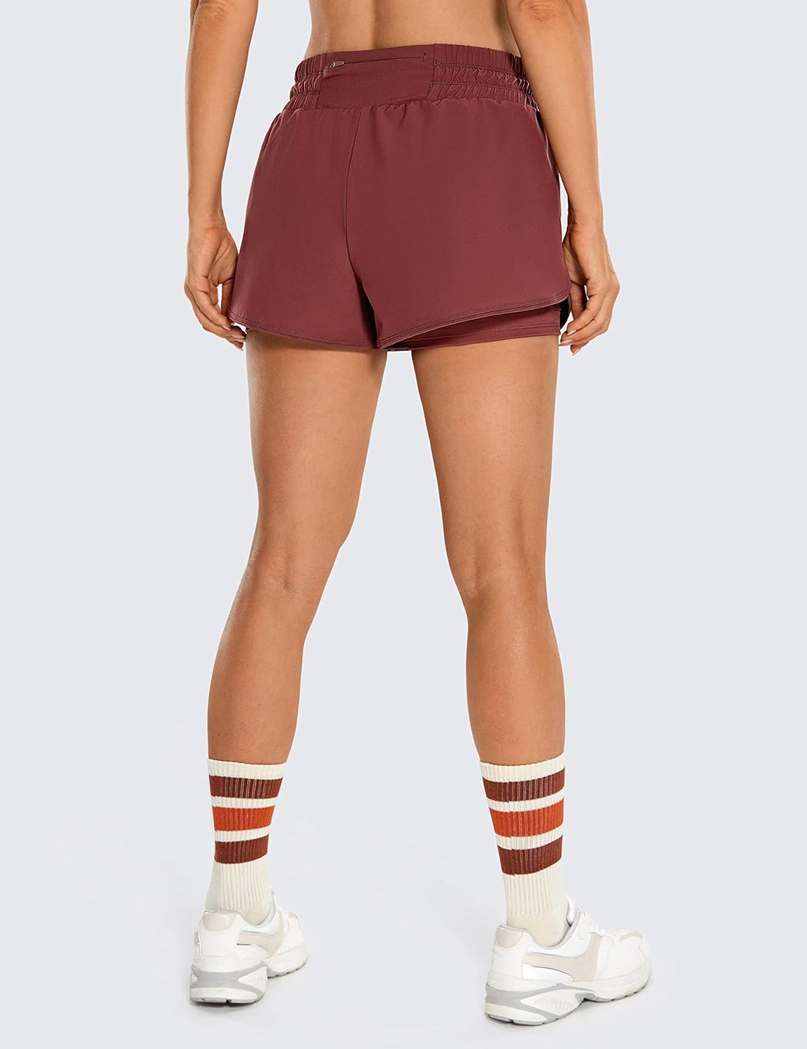 Crz Yoga ランニング スポーツショーツ フィットネス ポケット付き 3インチ ショーツ インナー付き レディース Crz Yoga ランニング スポーツショーツ フィットネス ポケット付き 3インチ ショーツ インナー付き レディース