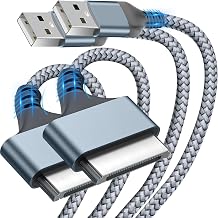 MaxRenard 2Pack USB to 30 Pin Charger Cable Replacement Charging Cord Compatible with iPhone 4s/4/3Gs/3G/1, iPad 1/2/3, iPod Touch 1/2/3/4, Nano 2/3/4/5/6, Classic 2/3/4/5/6/7, 3FT