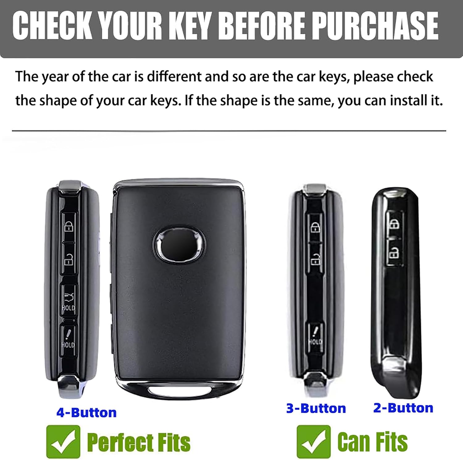 Genuine Leather Remote Key Case Cover Protector Comaptible with Mazda 3, Mazda 6, CX-5, CX-50, CX-3, CX-30, CX-9, CX-90, CX-70, 4-Button (Blue)