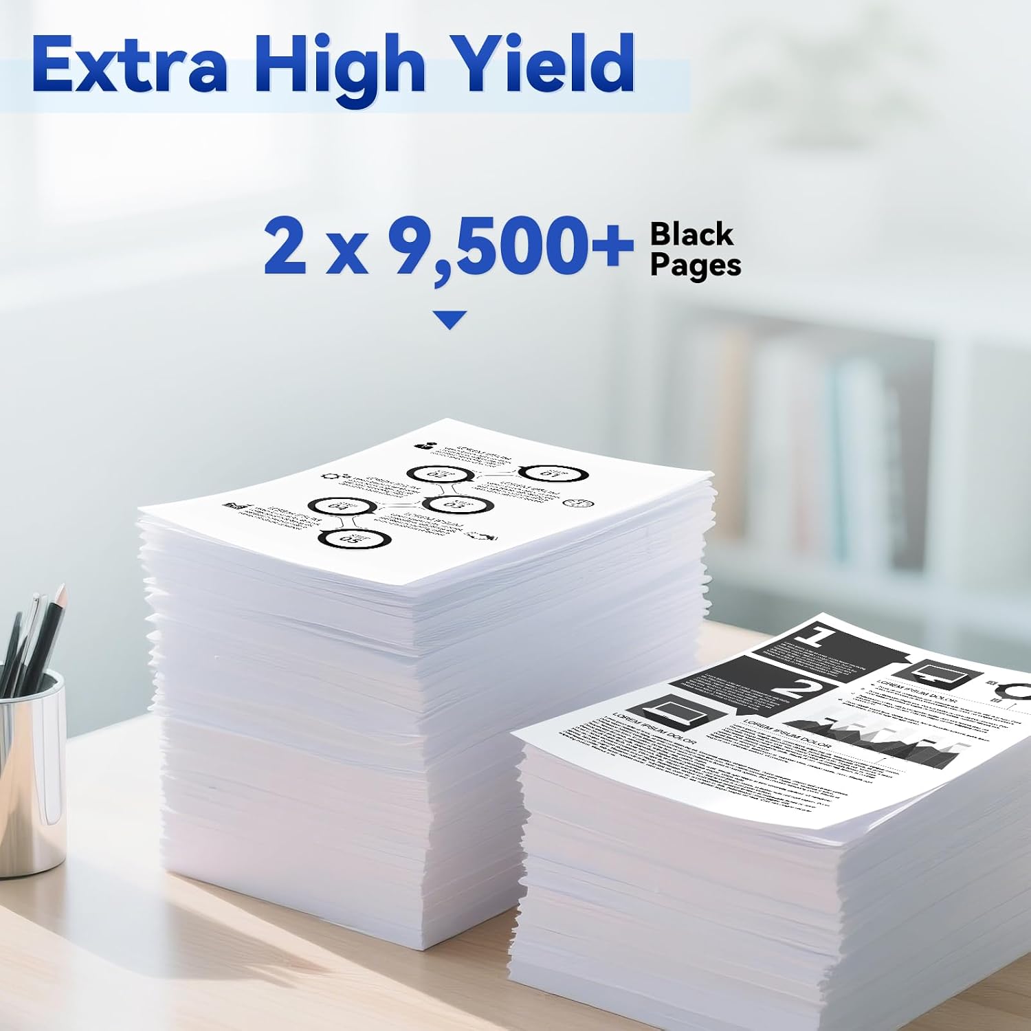 W.L.M 148X High Yield Toner Cartridges 4001n 4101fdw 4001dn Toner Compatible for HP 148X W1480X 148A W1480A Work with HP Laser Jet Pro 4001n 4101fdw 4001dn 4001dw MFP 4101fdw 4101fdn, 2-Pack HP148X