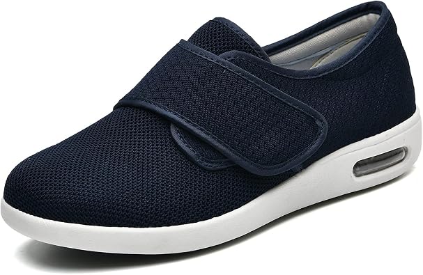 Womens Diabetic Shoes with Adjustable Closure,Non-Slip Wide Width Lightweight Shoes for Edema Plantar Fasciitis Bunions Arthritis Swollen Feet