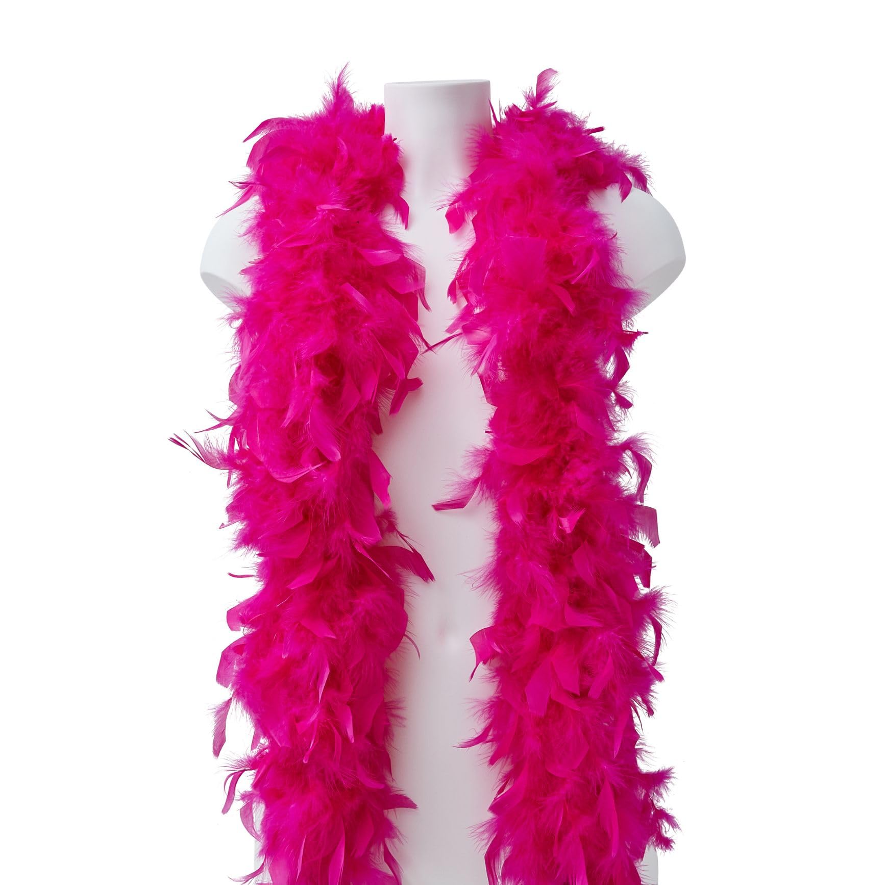 Runesol Boa plume, 50 grammes de plumes de dinde, 1,8 mètres, Boas rouge pour soirée, fêtes, déguisements, accessoires festival, fierté, marches LGBT