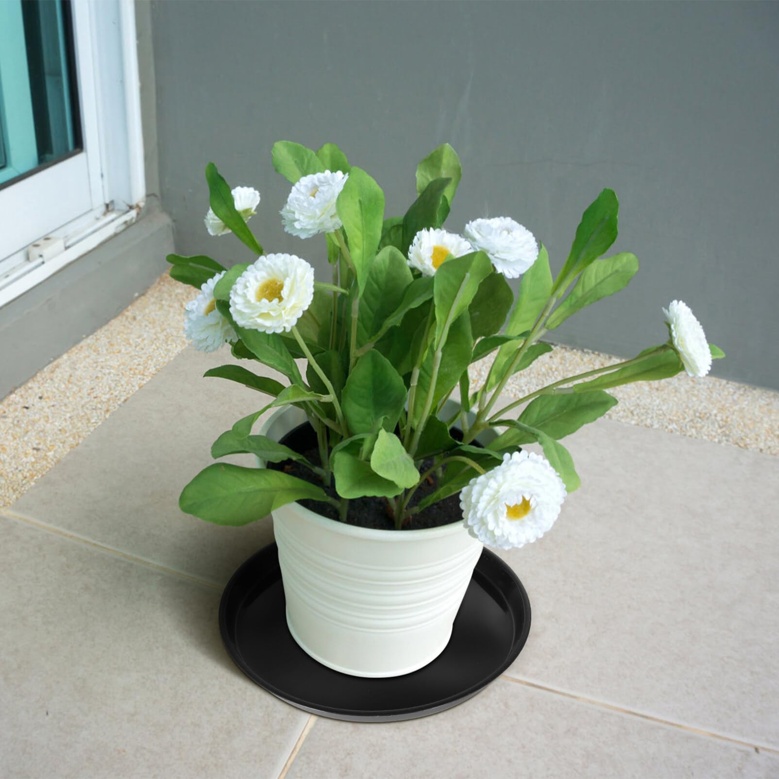 Toddmomy 10piezas Platillos para Plantas Bandejas Redondas Bandejas De Agua Fácil Resistente