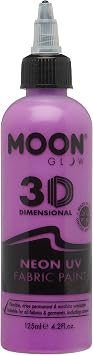Moon Glow Neon UV Intense Fabric Paint 125ml