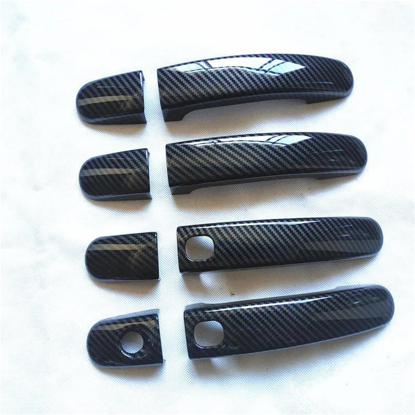 Zapora Style 2 For Ford For Focus 3 Mk3 Iii 2012 2013 2015 2016 2017 Car Parts Door Handle Cover Trim Plastic Imitation Carbon Fiber(Style 2)