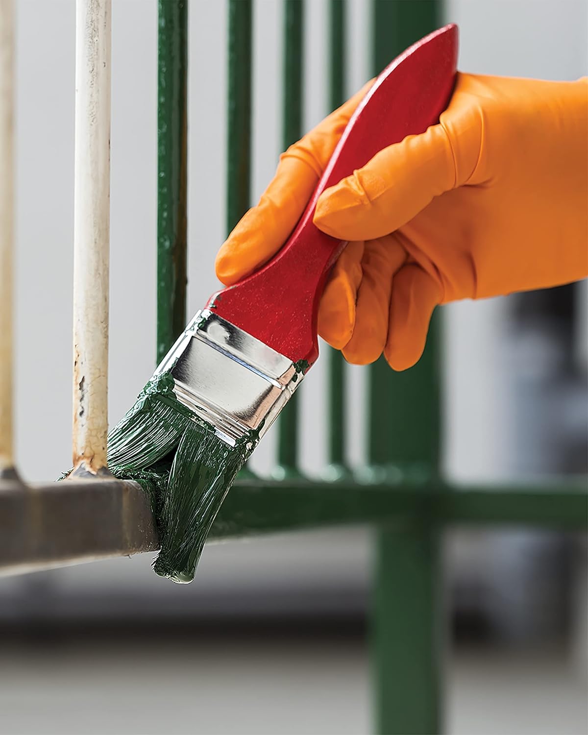 Atlantic Safety Products Orange Lightning Exam Gloves, Disposable, Powder-Free Nitrile Gloves, Orange, Small, 1000-Ct