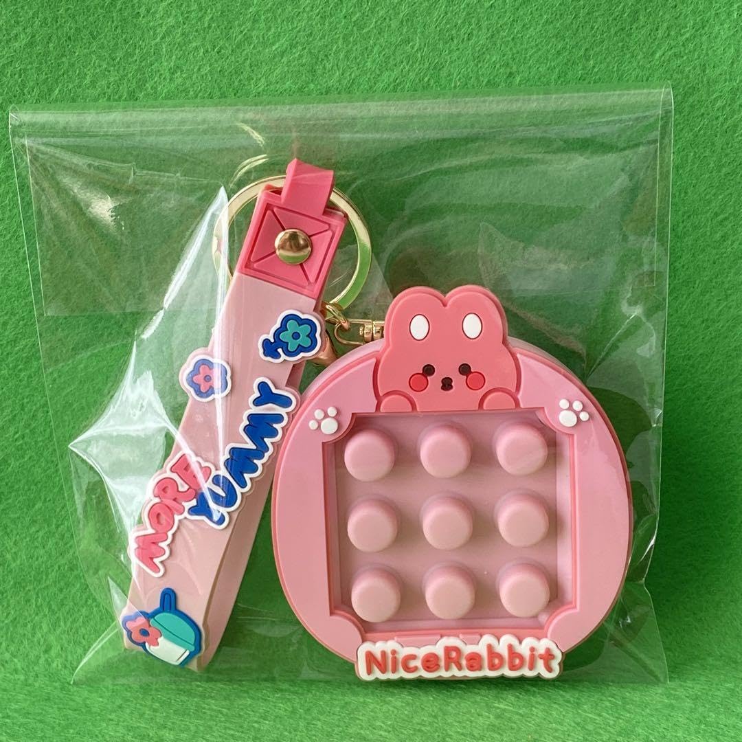 Amazon.co.jp: 無限プチプチ 2個セット プッシュポップ キーホルダー