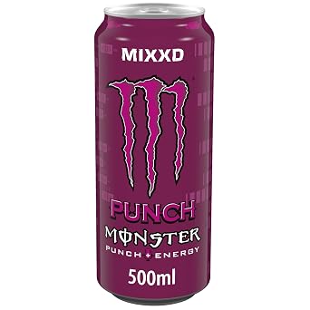 Monster Energy MIXXD Punch 500 ml disposable can – as sweet as homemade punch & pipeline punch 500 ml disposable can with a mix of maracuja orange and guava