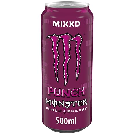 Monster Energy MIXXD Punch 500 ml disposable can – as sweet as homemade punch & pipeline punch 500 ml disposable can with a mix of maracuja orange and guava