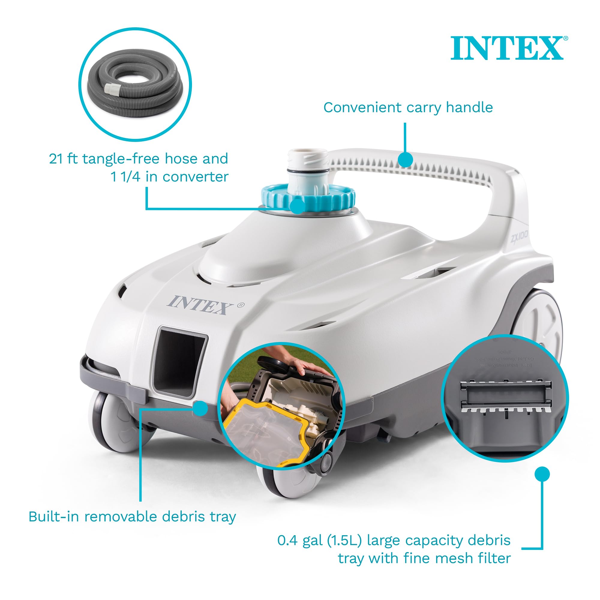 Amazon.com : INTEX 28006E ZX100 Pressure-Side Above Ground
