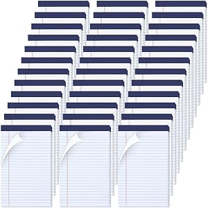 Ctosree 5x8 Legal Pads 36 Pcs Notebook Small Note Pads 65 GSM Paper College Ruled Legal Pad with