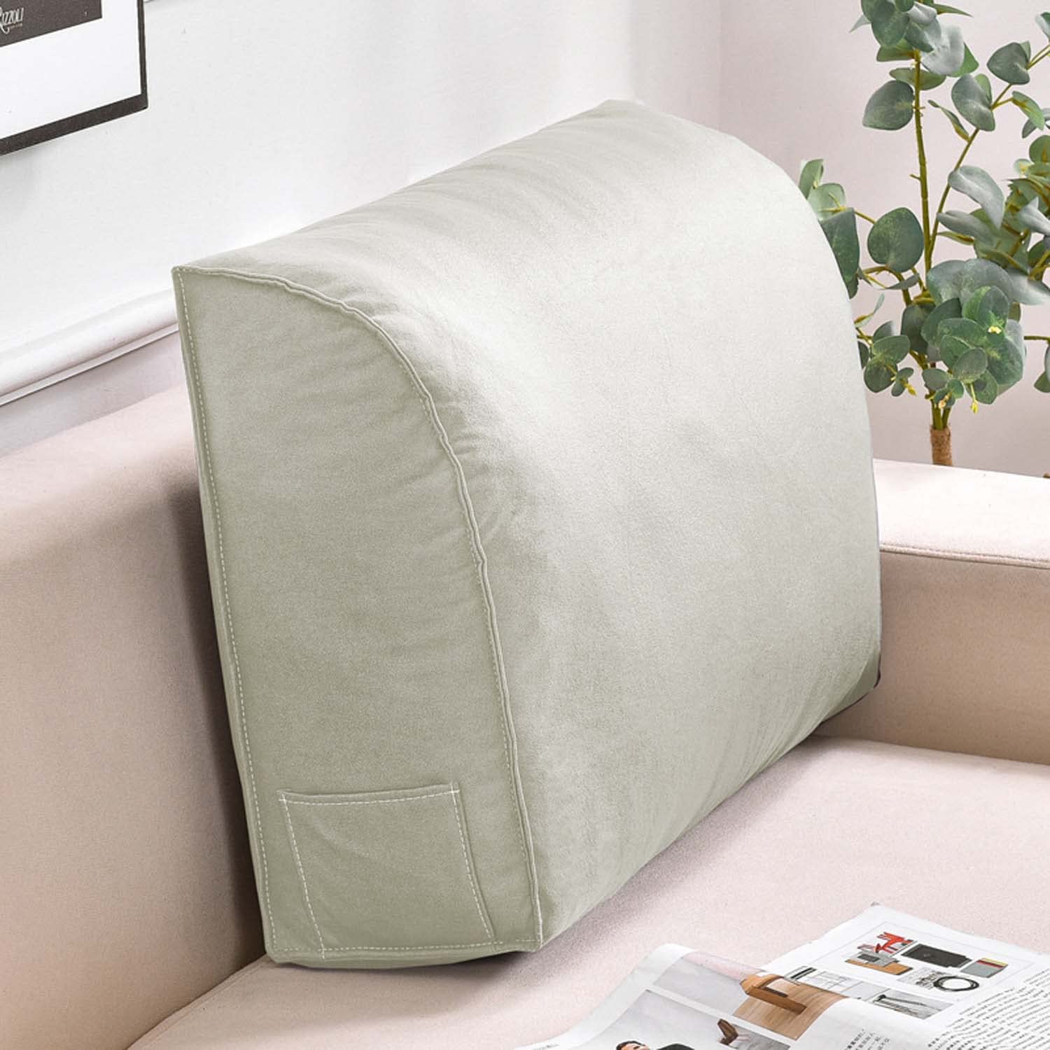 Coussin de dossier en cuir synthétique doux de qualité supérieure