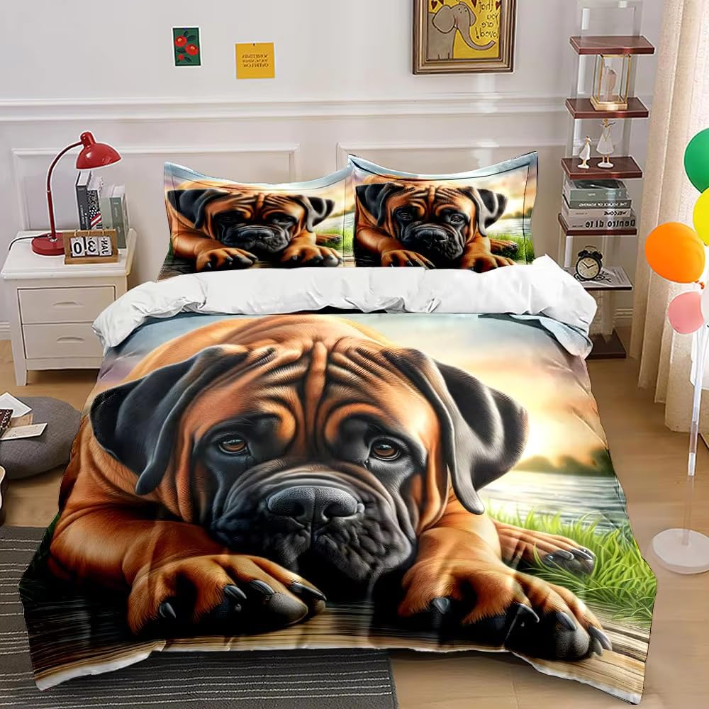 Housse de couette 160x200 parure de lit 1 personne fermeture éclair carlin