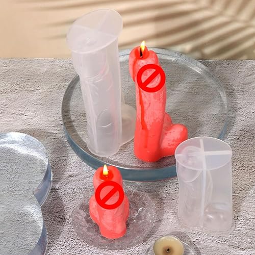 Miniatura 4 de Molde de vela genital para hombre, para hacer velas, 3D para hombre, cera genital, molde para velas, velas de jabón hechas en casa, tipo B, 5.9 in