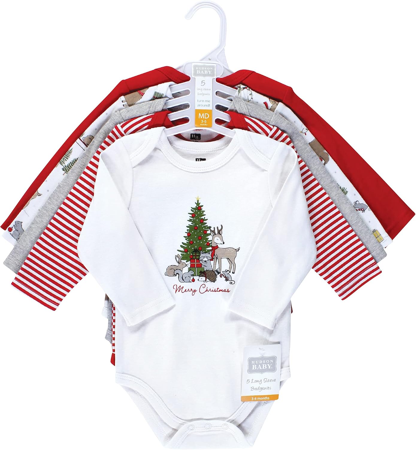Hudson Baby Unisex Baby Cotton Bodysuits