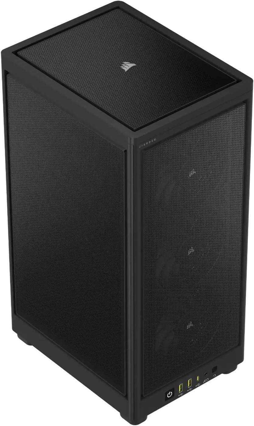 Top-down view of Corsair 2000D AIRFLOW PC case